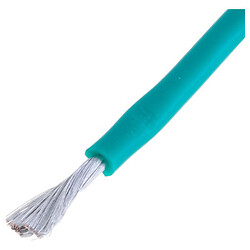 Силиконовый провод 15AWG (1.5mm2-300/0.08TS), Зеленый