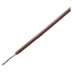 Силиконовый провод 22AWG (0.3mm2-60/0.08TS), Коричневый