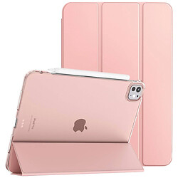 Чехол (книжка) Apple iPad Pro 11 2024, BeCover Tri Fold Hard, Розовый