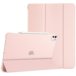 Чехол (книжка) Apple iPad Pro 13 2024, BeCover Tri Fold Hard, Розовый