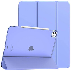 Чехол (книжка) Apple iPad Pro 13 2024, BeCover Tri Fold Hard, Фиолетовый