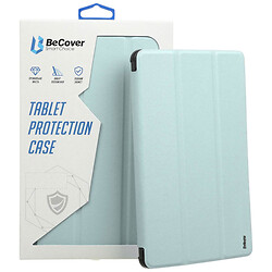 Чехол (книжка) Apple iPad Pro 11 2024, BeCover Tri Fold Soft, Light Blue, Голубой