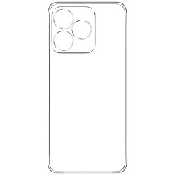 Чехол (накладка) OPPO Realme Note 50, BeCover, Прозрачный
