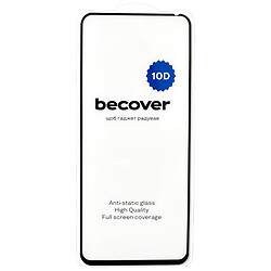 Защитное стекло Tecno Pova 6, BeCover, 10D, Черный