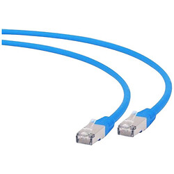 Патч-корд S/FTP Cablexpert PP6A-LSZHCU-B-1M, 1.0 м., Синий