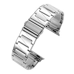 Ремешок Apple Watch 42 / Watch 44, Metal Watch Design 12, Серебряный