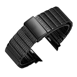 Ремешок Apple Watch 38 / Watch 40, Metal Watch Design 13, Черный