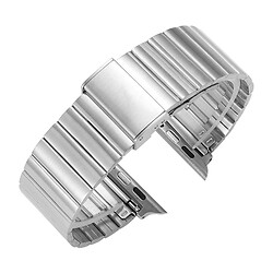 Ремешок Apple Watch 38 / Watch 40, Metal Watch Design 14, Серебряный
