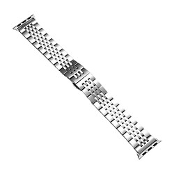 Ремешок Apple Watch 42 / Watch 44, Metal Watch Design 3, Серебряный