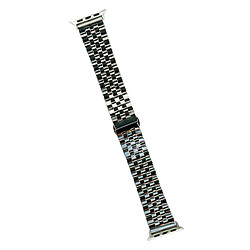 Ремешок Apple Watch 42 / Watch 44, Metal Watch Design 4, Серебряный