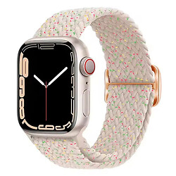 Ремінець Apple Watch 38 / Watch 40, Braided Solo Loop Clasp, Milky, Молочний