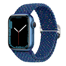 Ремінець Apple Watch 38 / Watch 40, Braided Solo Loop Clasp, Blue Mix, Синій