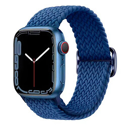 Ремінець Apple Watch 38 / Watch 40, Braided Solo Loop Clasp, Dark Blue, Синій