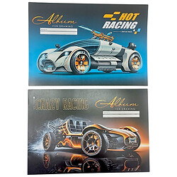 Альбом для рисования, 100г, на скобе, 202х292 мм, 12 листов. МИКС ВИДОВ, Mandarin