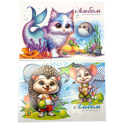 Альбом для рисования, 100г, на скобе, 202х292 мм, 24 листа. МИКС ВИДОВ, Art Studio Of Happiness