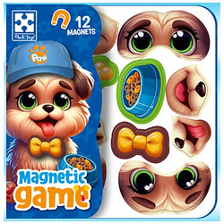 Игра развивающая магнитная "Эмоции Песика", укр, Vladi Toys