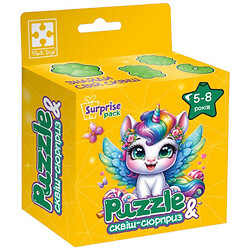 Игра развивающая пазлы с сюрпризом "Единорожка", укр, Vladi Toys