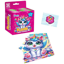 Пазлы с сюрпризом "Котик-единорожка", укр, Vladi Toys