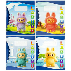 Зошит кольоровий 18 аркушів, клітинка "Labubu", Color-It