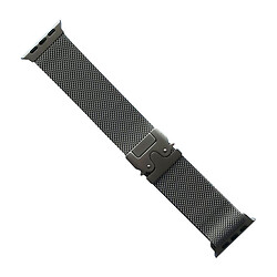 Ремешок Apple Watch 38 / Watch 40, Milanese loop Metal Lock, Titanium, Серый