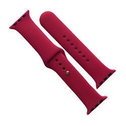 Ремешок Apple Watch 42 / Watch 44, Silicone WatchBand, Rose Red, Розовый
