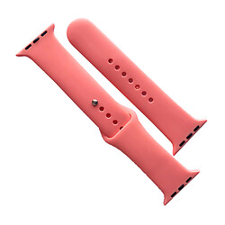 Ремешок Apple Watch 42 / Watch 44, Silicone WatchBand, Flamingo, Розовый
