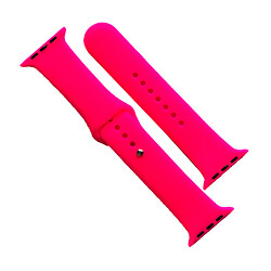 Ремешок Apple Watch 42 / Watch 44, Silicone WatchBand, Hot Pink, Розовый