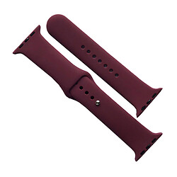 Ремінець Apple Watch 42 / Watch 44, Silicone WatchBand, Plum, Бордовий