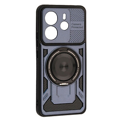 Чехол (накладка) Xiaomi Redmi Note 14, Protective Ring, MagSafe, Синий