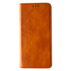 Чехол (книжка) Xiaomi Redmi Note 14S, Leather Case Fold, Коричневый
