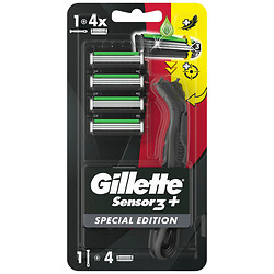 Набір бритва для гоління GILLETTE Sensor3+ SPECSAL EDITION+4 змінні касети