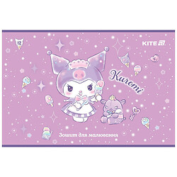 Зошит для малювання на скобі KITE серія Kuromi 12 аркушів, Kite