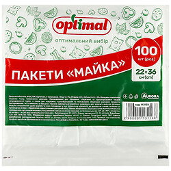 Пакеты майка полиэтиленовые Optimal №36, Optimal