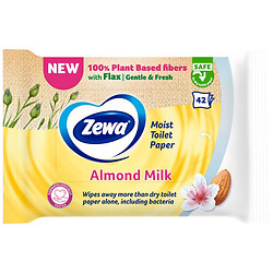 Папір туалетний вологий Zewa Almond Milk, Zewa