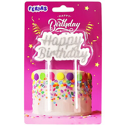Свічка для торта FERIAS Happy birthday, Ferias