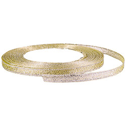 Стрічка для рукоділля з люрексом 0,5 см в асортименті