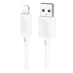 USB кабель Hoco X88 Apple iPhone SE 2022 / iPhone 14 Pro Max / iPhone 14 Plus / iPhone 14 Pro / iPhone 14 / iPhone 13 Pro / iPhone 13 Mini / iPhone 13 / iPhone 13 Pro Max / iPhone 12 Mini / iPhone 12 Pro Max / iPhone 12 Pro, Lightning, 2.0 м., Білий