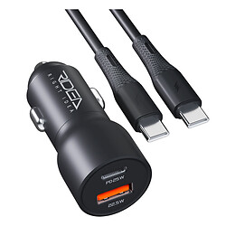 АЗУ Ridea RCC-47114 QPow Pro, С кабелем, Type-C, Черный