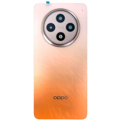 Задня кришка OPPO Reno 12 F 5G, High quality, Помаранчевий