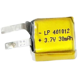 Акумулятор універсальний, 30 mAh, 4,1 x 10,2 x 12 мм.