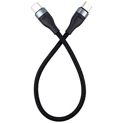 USB кабель Dengos NTK-TC-TC-SHRT, 0.25 м., Черный
