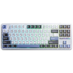 Клавиатура Aula F87 Gasket Greywood V3 switch, Белый