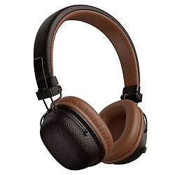 Bluetooth-гарнитура Hoco W64 Earl II, Стерео, Коричневый