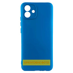 Чохол (накладка) Samsung A175 Galaxy A17 5G, GETMAN Liquid Silk, Royal Blue, Синій