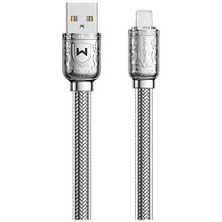 USB кабель Wekome WDC-177 Apple iPhone SE 2022 / iPhone 14 Pro Max / iPhone 14 Plus / iPhone 14 Pro / iPhone 14 / iPhone 13 Pro / iPhone 13 Mini / iPhone 13 / iPhone 13 Pro Max / iPhone 12 Mini / iPhone 12 Pro Max / iPhone 12 Pro, Lightning, Серый
