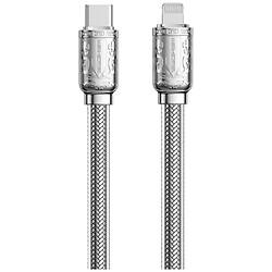 USB кабель Wekome WDC-178 Apple iPhone SE 2022 / iPhone 14 Pro Max / iPhone 14 Plus / iPhone 14 Pro / iPhone 14 / iPhone 13 Pro / iPhone 13 Mini / iPhone 13 / iPhone 13 Pro Max / iPhone 12 Mini / iPhone 12 Pro Max / iPhone 12 Pro, Lightning, Серый
