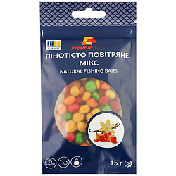 Пенотисто воздушное для рыбалки FISHERMAN микс 15 г
