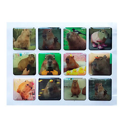 Набір наклейок 3D Stickers Capybara 1