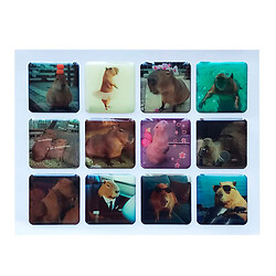 Набір наклейок 3D Stickers Capybara 3