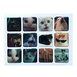 Набор наклеек 3D Stickers Cat 3